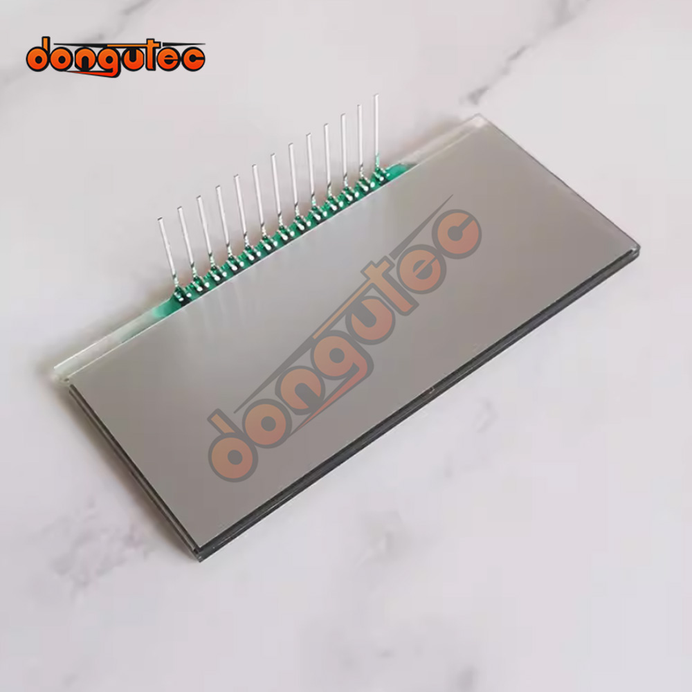 Wide Viewing Angles 13PIN FSTN Positive 4-Digits Segment LCD Panel Pressure Display Screen 3V HT1621