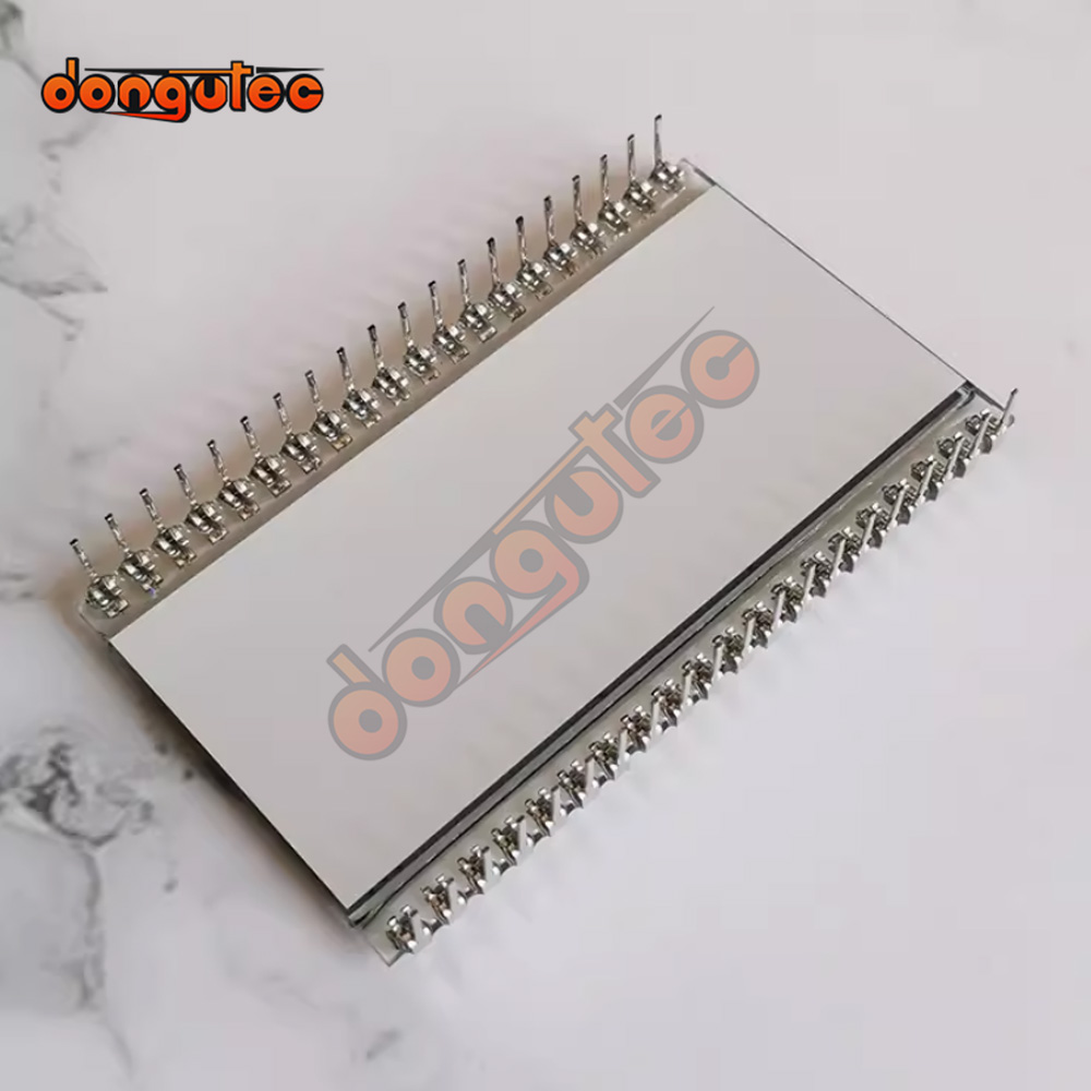 40PIN HTN Positive 4-1/2 Digits Segment LCD Panel Digital Display LCD Screen with Electric Quantity 3.3V No Backlight