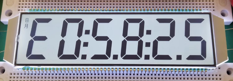 100PIN TN Positive 6-Digits Segment LCD Panel 5V Fuel Dispenser Display Screen Digital Display Code Time LCD Screen Fuel dispenser display screen Gas Pump Digital LCD Displays