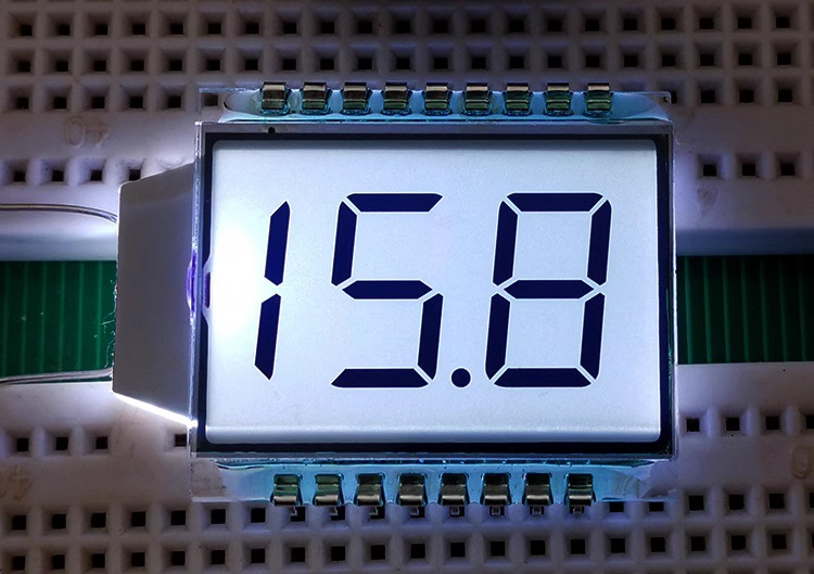 17PIN TN Positive 1/2-Digits Segment LCD Panel 5V HT1621