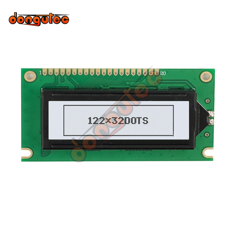 LCD12232 12232W LCD Graphic Screen Module SED1520 Controller  White/Blue/Yellow Green Backlight Parallel Interface