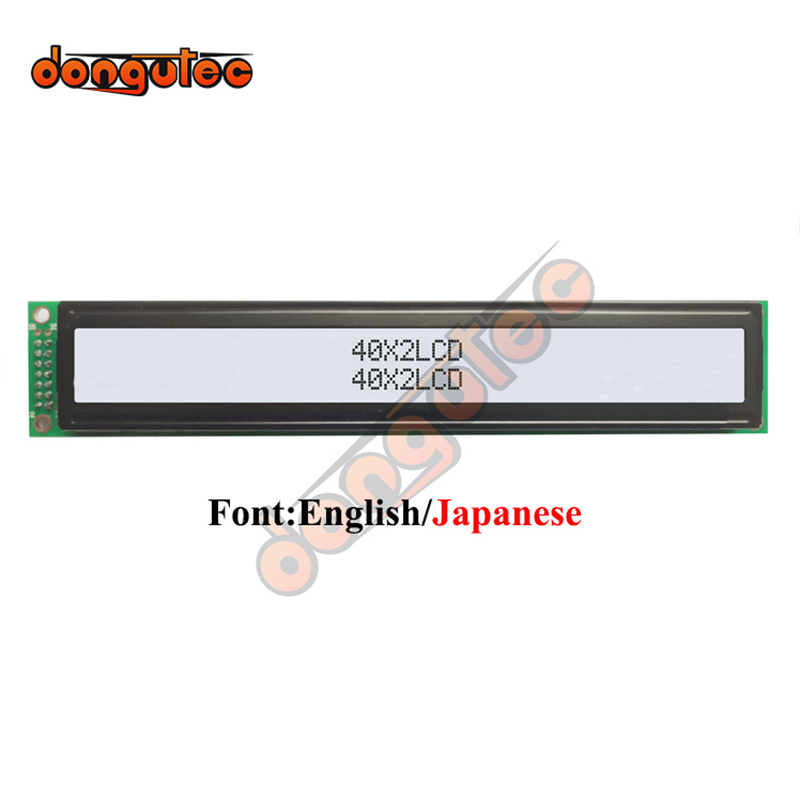 LCD module 40*2 4002 4002A character display SPLC780D or Equivalent Replace PC4002B Blue/Yellow Green/Gray English/Japanese