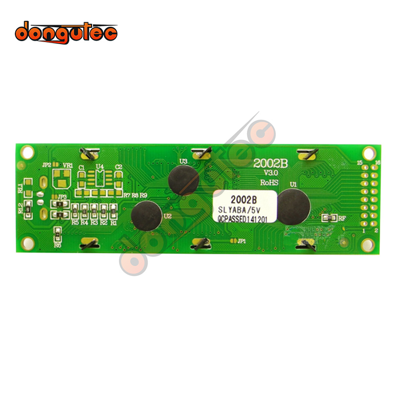 LCD 2002 2002B 20X2 Character Liquid Crystal Display Module Screen Parallel Port Screen English/Russian/Japanese/European