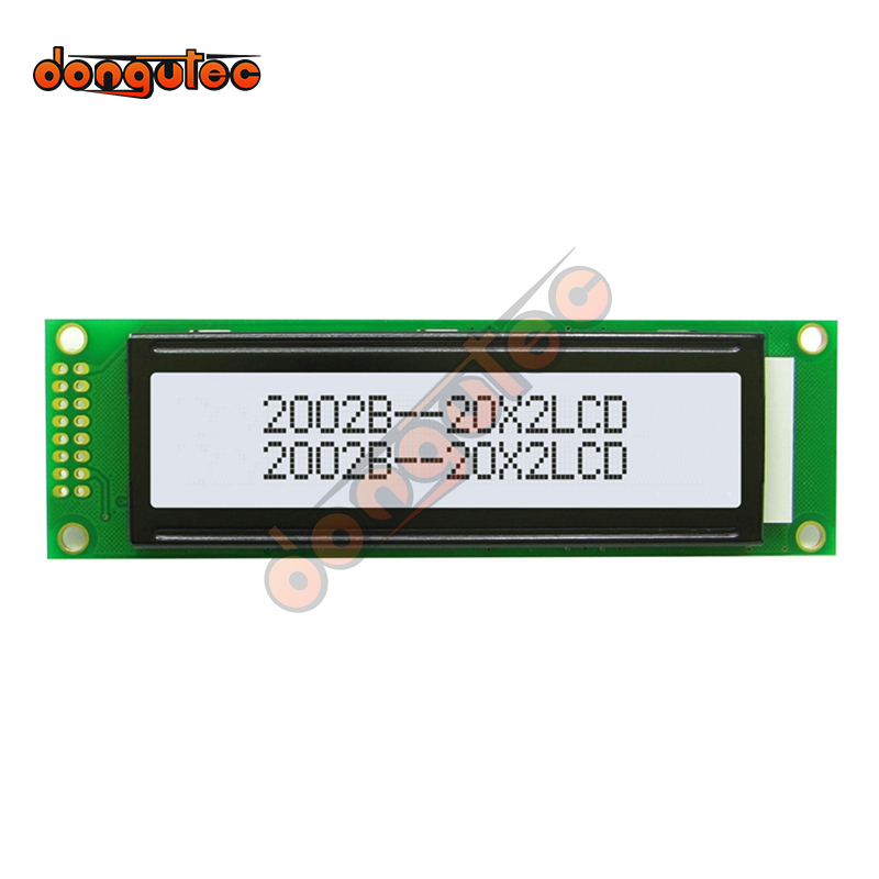 LCD 2002 2002B 20X2 Character Liquid Crystal Display Module Screen Parallel Port Screen English/Russian/Japanese/European