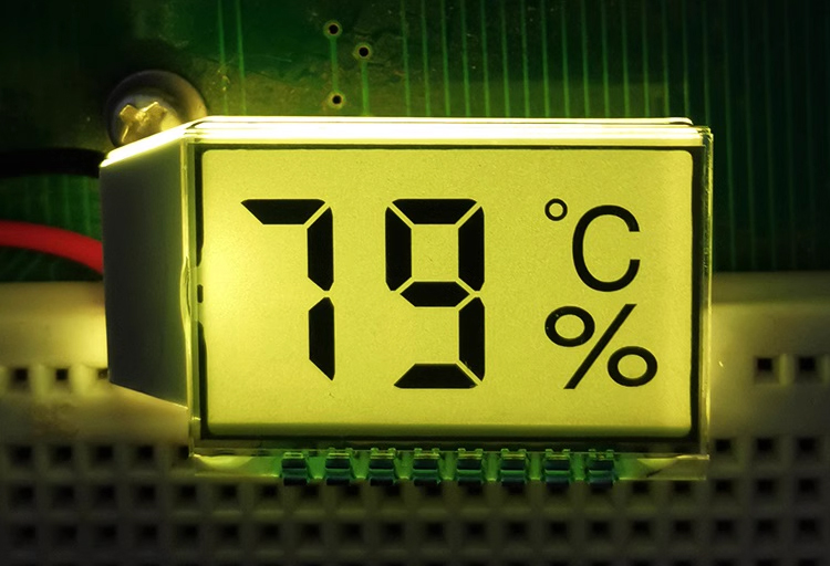 8PIN TN Positive 2-Digits Segment LCD Panel Digital Tube Temperature Humidity LCD Screen HT1621