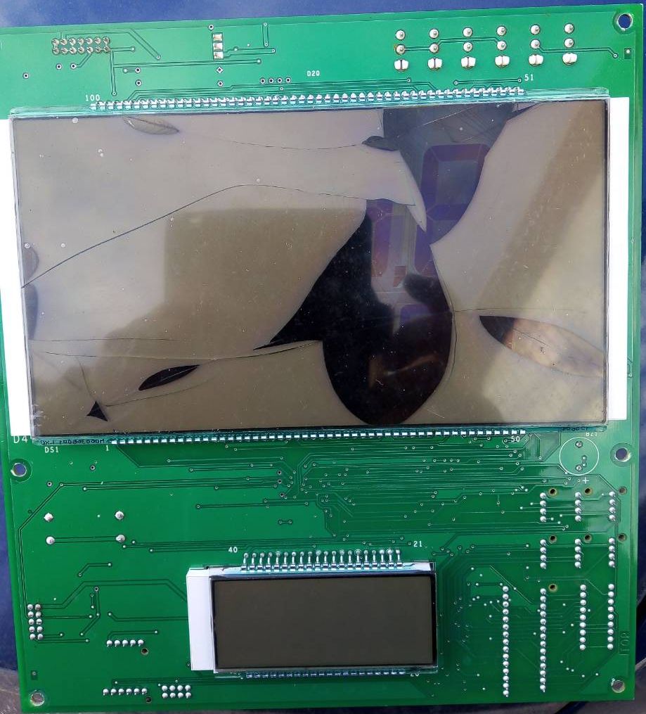 Gilbarco M06036B001 DISPLAY 2 LINE LCD 100PIN TN Positive 12-Digits Segment LCD Screen M06036B001 Encore 500S 700S 700S Premium LCDs For M05835A001, 3, 4, M12803A002