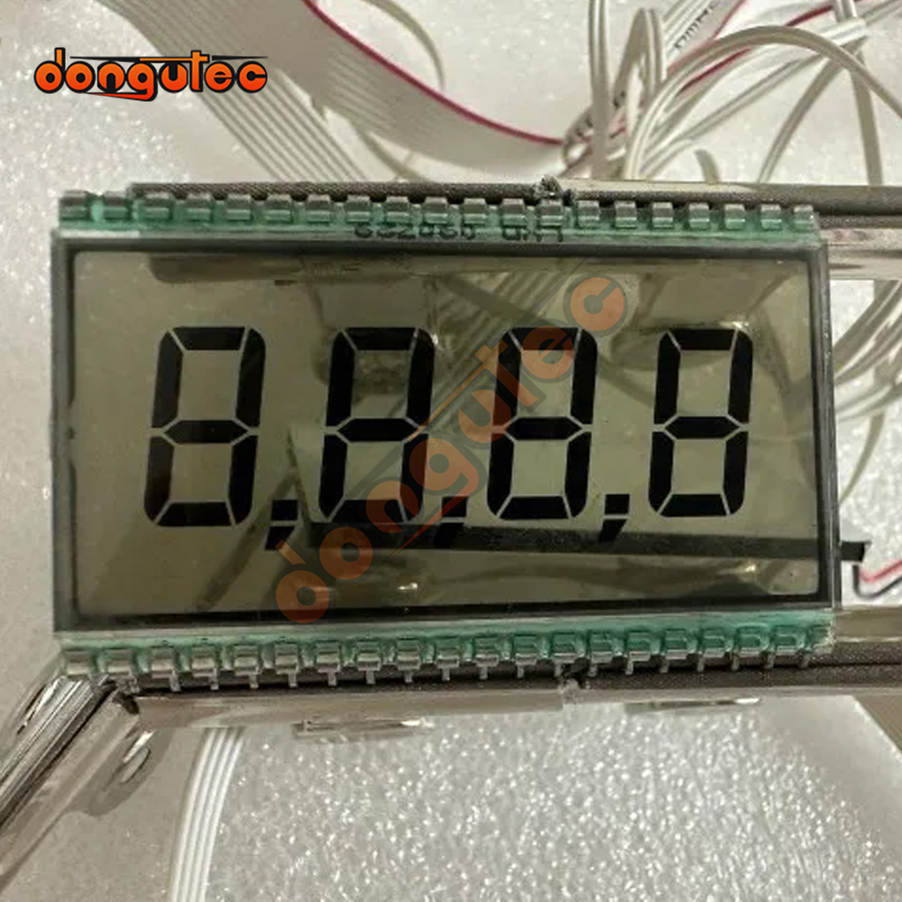 Q12446-03 Encore display 40PIN TN Positive 4 Digits Segment LCD for Gilbarco