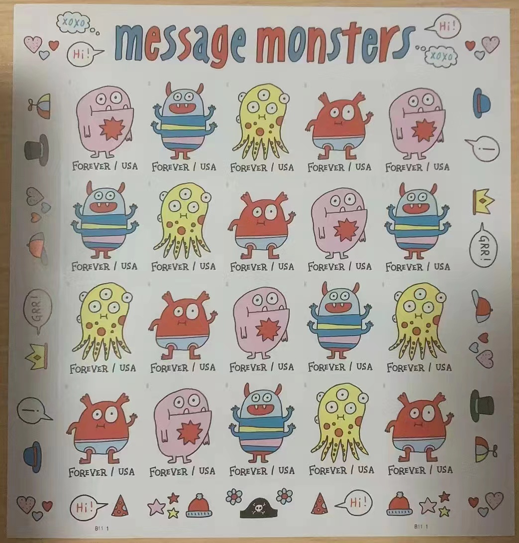 🎁[US FREE SHIPPING]100PCS-MESSAGE MONSTERS