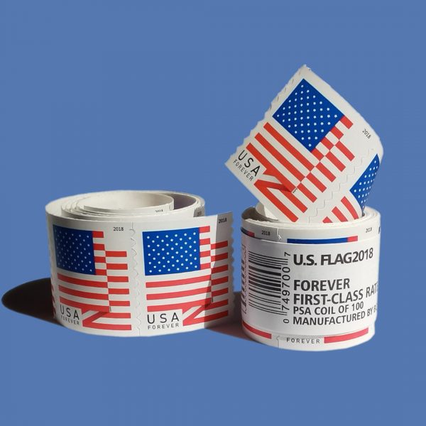 U.S 2018 flag stamp