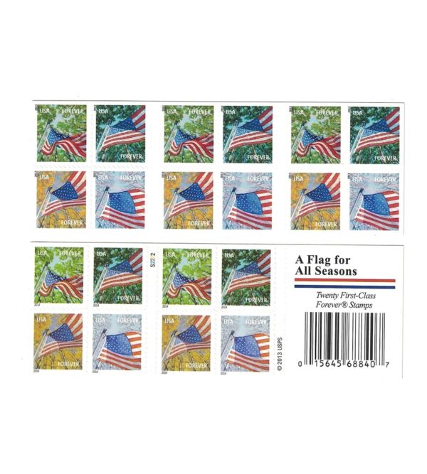 🔥[Free Shipping]2013 US Flag (Four Seasons)-100PCS