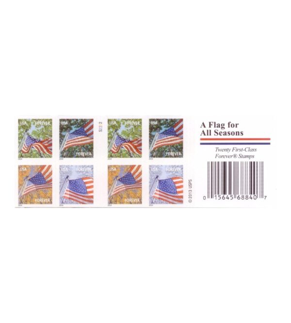 🔥[Free Shipping]2013 US Flag (Four Seasons)-100PCS