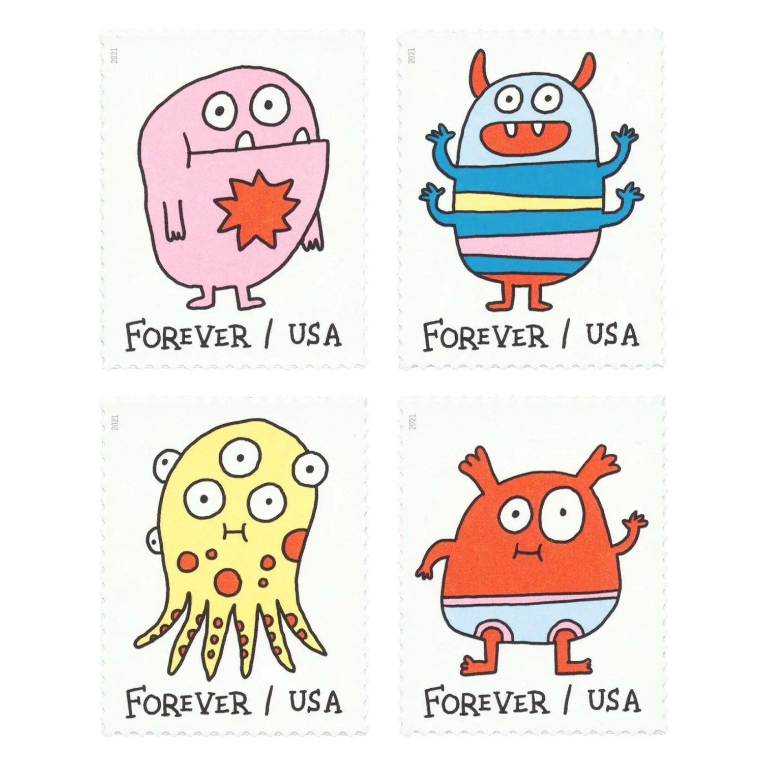 🎁[US FREE SHIPPING]100PCS-MESSAGE MONSTERS