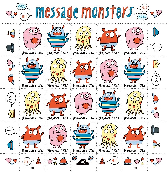 🎁[US FREE SHIPPING]100PCS-MESSAGE MONSTERS