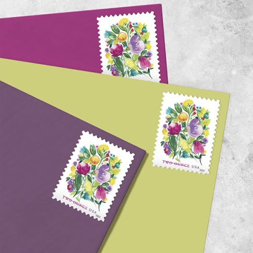 2024 Wedding Blooms Forever Stamps