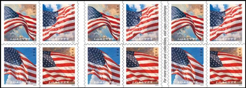 2024 Flag Forever Stamps Sheets Booklets