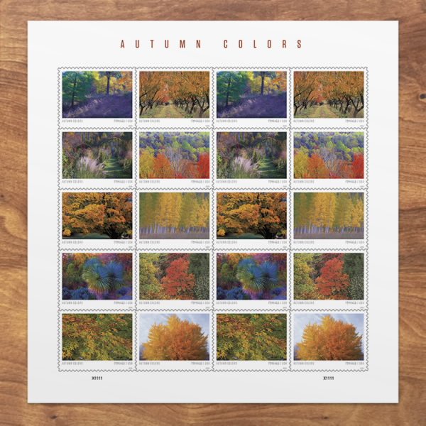 2024 forever stamps Autumn Colors