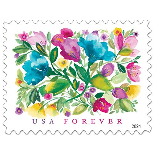 2024 Celebration Blooms Forever Stamps