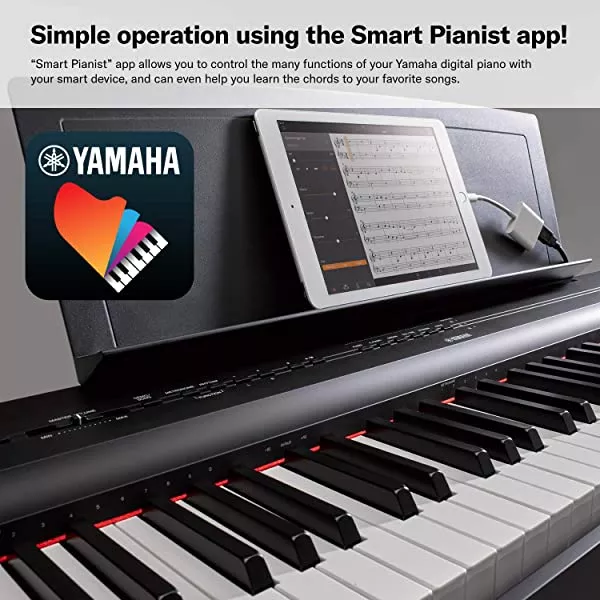 Yamaha P-125 Portable Digital Piano - Slim, Dynamic and Powerful, for Hobbyists and Beginners