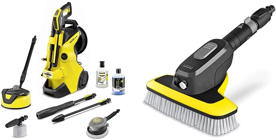 Kärcher K4 Premium Power Control Car & Home high pressure washer: Intelligent app support - the right solution for heavier soiling - incl. hose reel and car & home kit