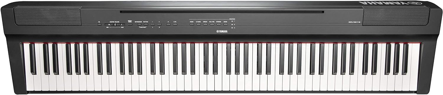 Yamaha P-125 Portable Digital Piano - Slim, Dynamic and Powerful, for Hobbyists and Beginners