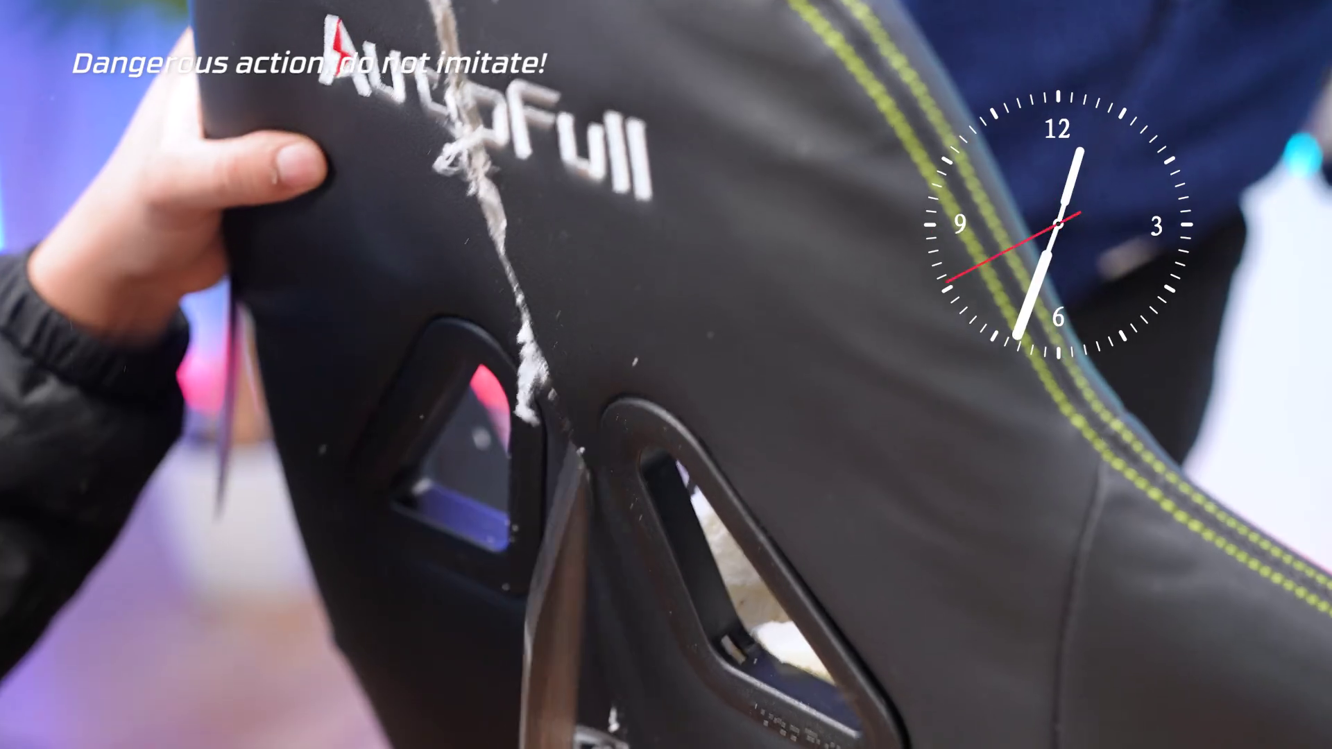 AutoFull C3 Gaming Chair Ergonomic Office Chair with 3D Bionic Lumbar Support, Racing Style Premium PU Leather Computer Chair Gamer Chairs with Footrest and Headrest(3-Years Warranty)