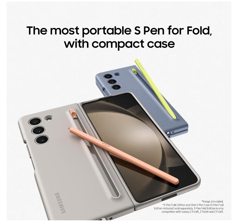 Samsung Galaxy Z Fold5, Unlocked Android Smartphone, 256GB Storage, Icy Blue, 3 Year Manufacturer Extended Warranty