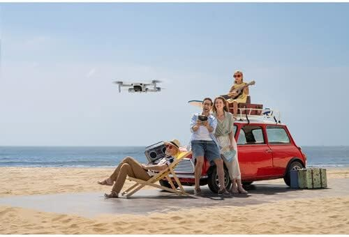 DJI Mini 2 Fly More Combo – Ultralight Foldable Drone, 3-Axis Gimbal with 4K Camera, 12MP Photos, 31 Mins Flight Time, Case, 128gb SD Card, Landing pad Kit with Must Have Accessories