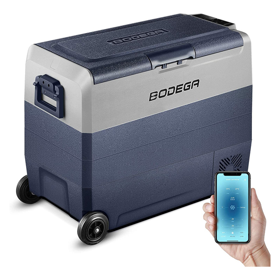 BODEGA 12 Volt Refrigerator Portable Freezer, Car Fridge Dual Zone APP Control -4℉-68℉ RV Electric