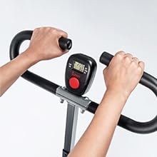 Sunny Health & Fitness Upright Row-N-Ride Versatile Full-Body Workout Squat Assist Trainer, Easy Setup & Foldable, Exercise Equipment, Rower, Glute & Leg Trainer Machine, Optional PRO Squat Machine