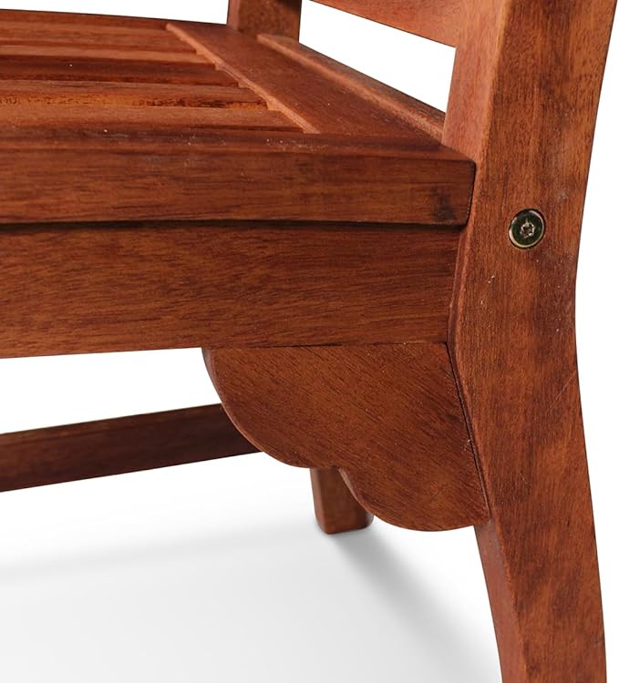 BrackenStyle Devon Hardwood Dining Set - Round Table 4 Chairs