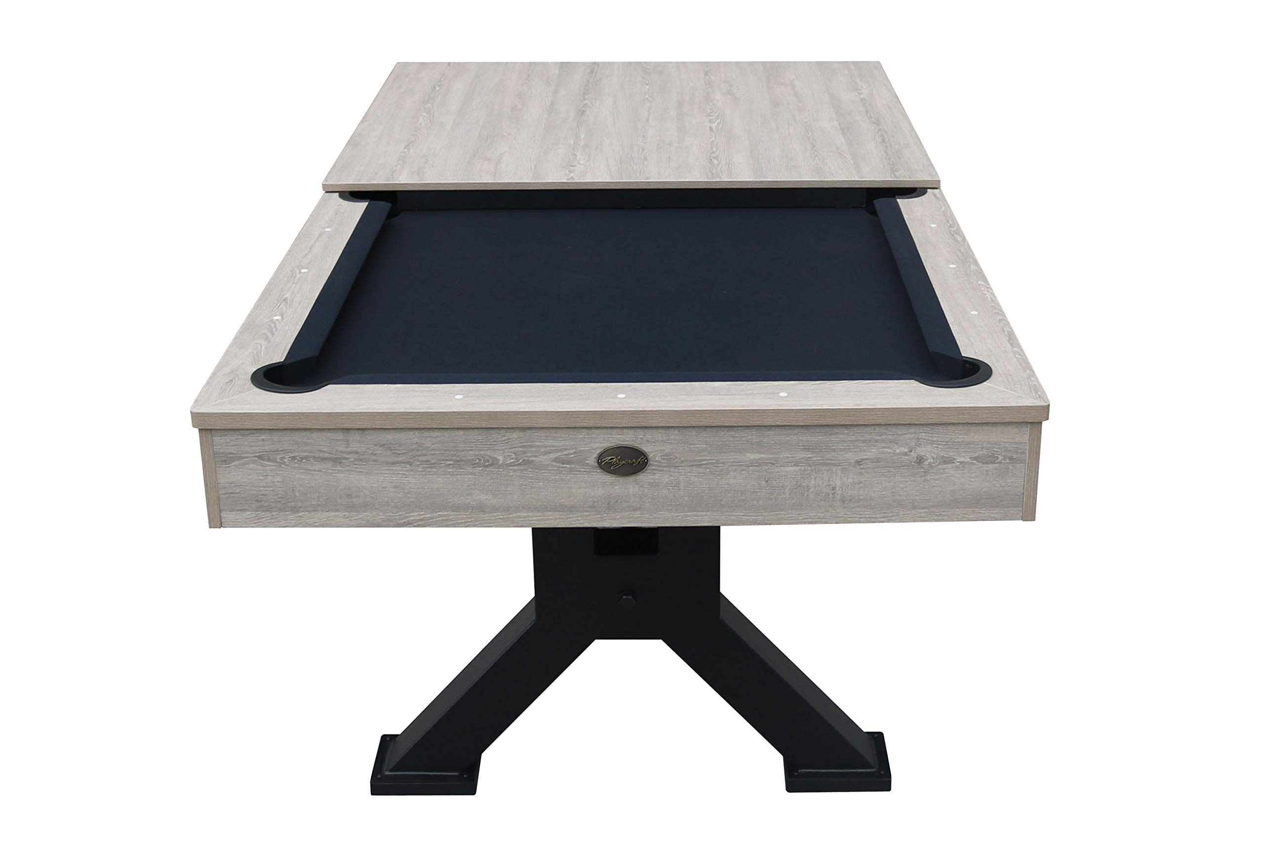 【Sports&Outdoors】Black Canyon 7' Pool Table with Dining Top