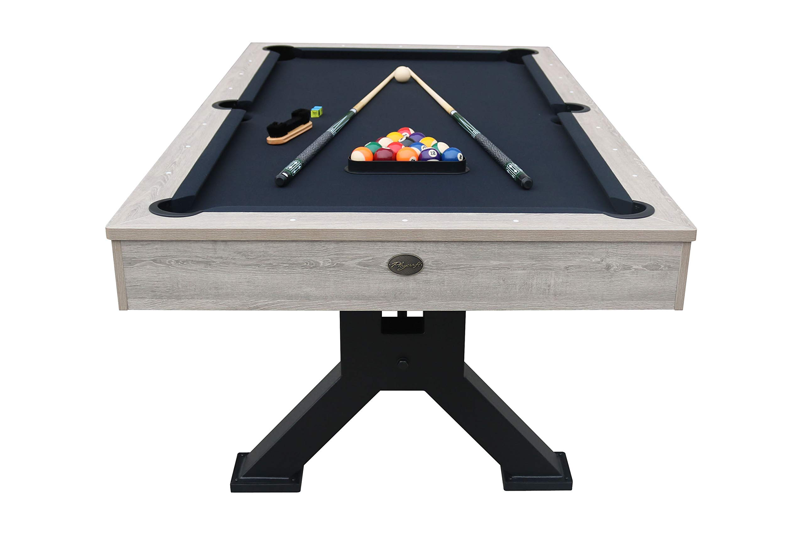 【Sports&Outdoors】Black Canyon 7' Pool Table with Dining Top