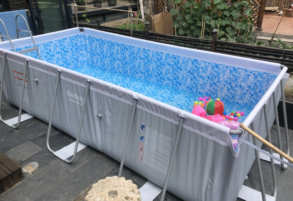 【Sports&Outdoors】【BS】532x266x132 Swimming Pool Family Adult Paddling Pool Outdoor