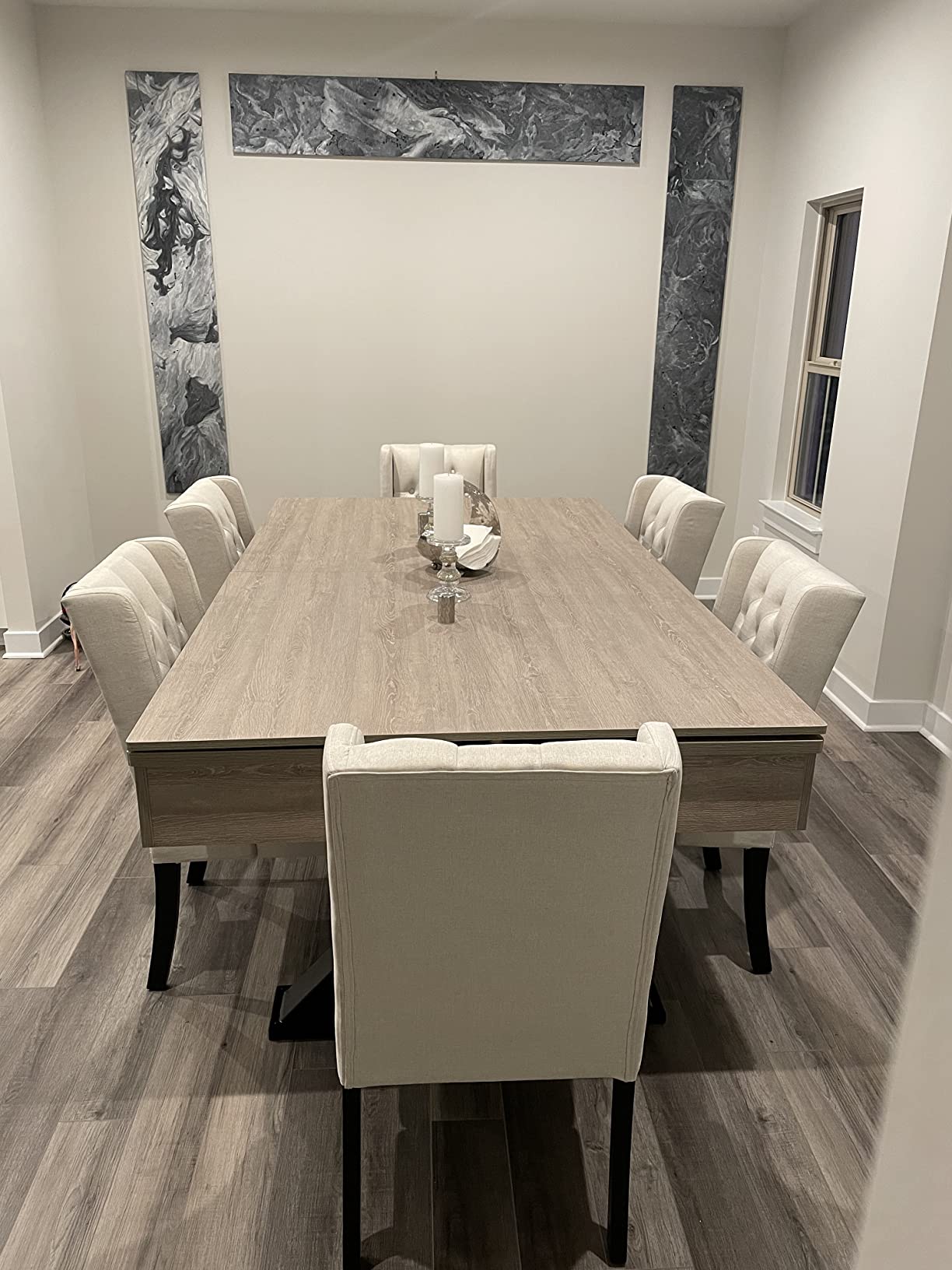 【Sports&Outdoors】Black Canyon 7' Pool Table with Dining Top