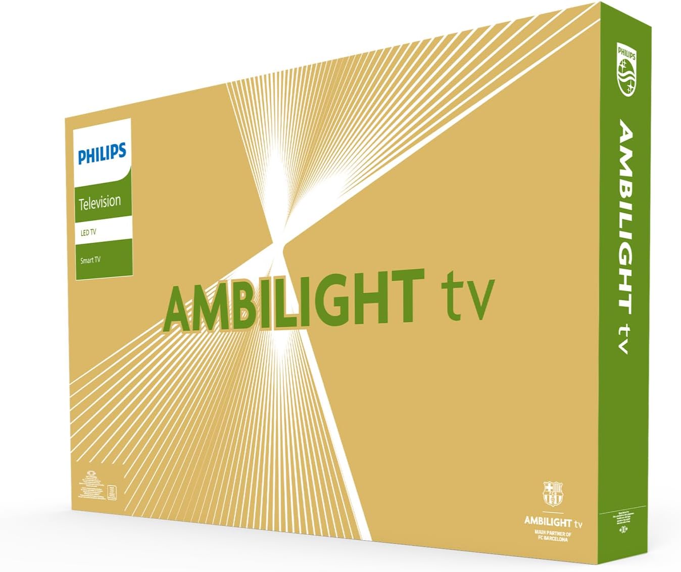 PHILIPS Ambilight 65PUS8109 4K LED Smart TV - 65 Inch Display with Pixel Precise Ultra HD, Titan OS Platform and Dolby Atmos Sound, Works with Alexa and Google Voice Assistant - Satin Chrome [Energy Class F]