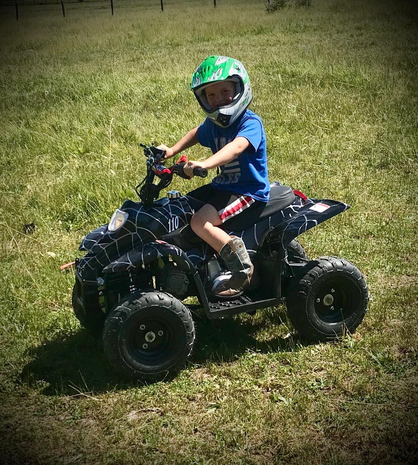 【Sports&Outdoors】X-PRO 110cc ATV Quads ATV Quad ATVs 4 Wheeler