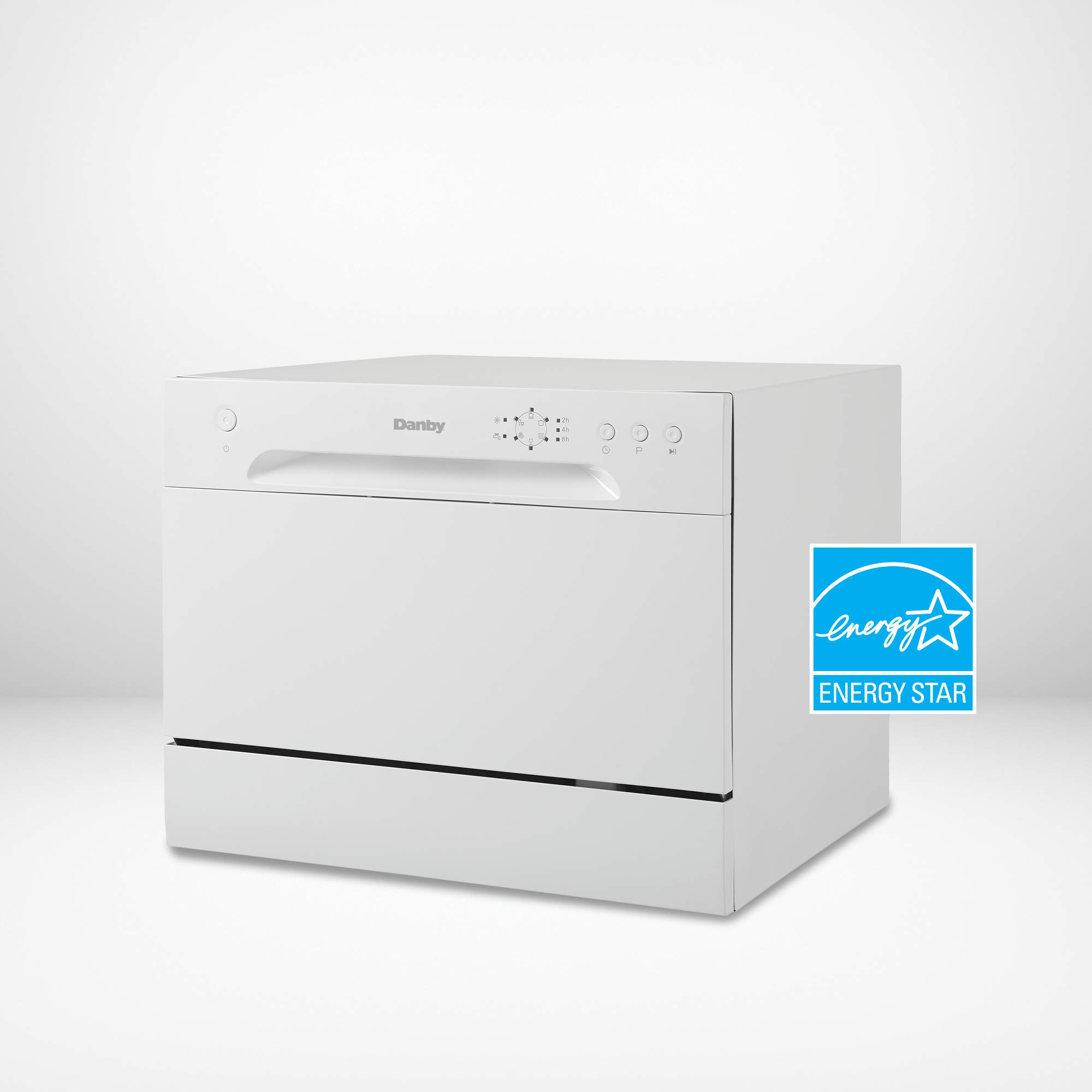 【Appliances】Countertop Dishwasher with 6 Place Settings, 6 Wash Cycles and Silverware Basket