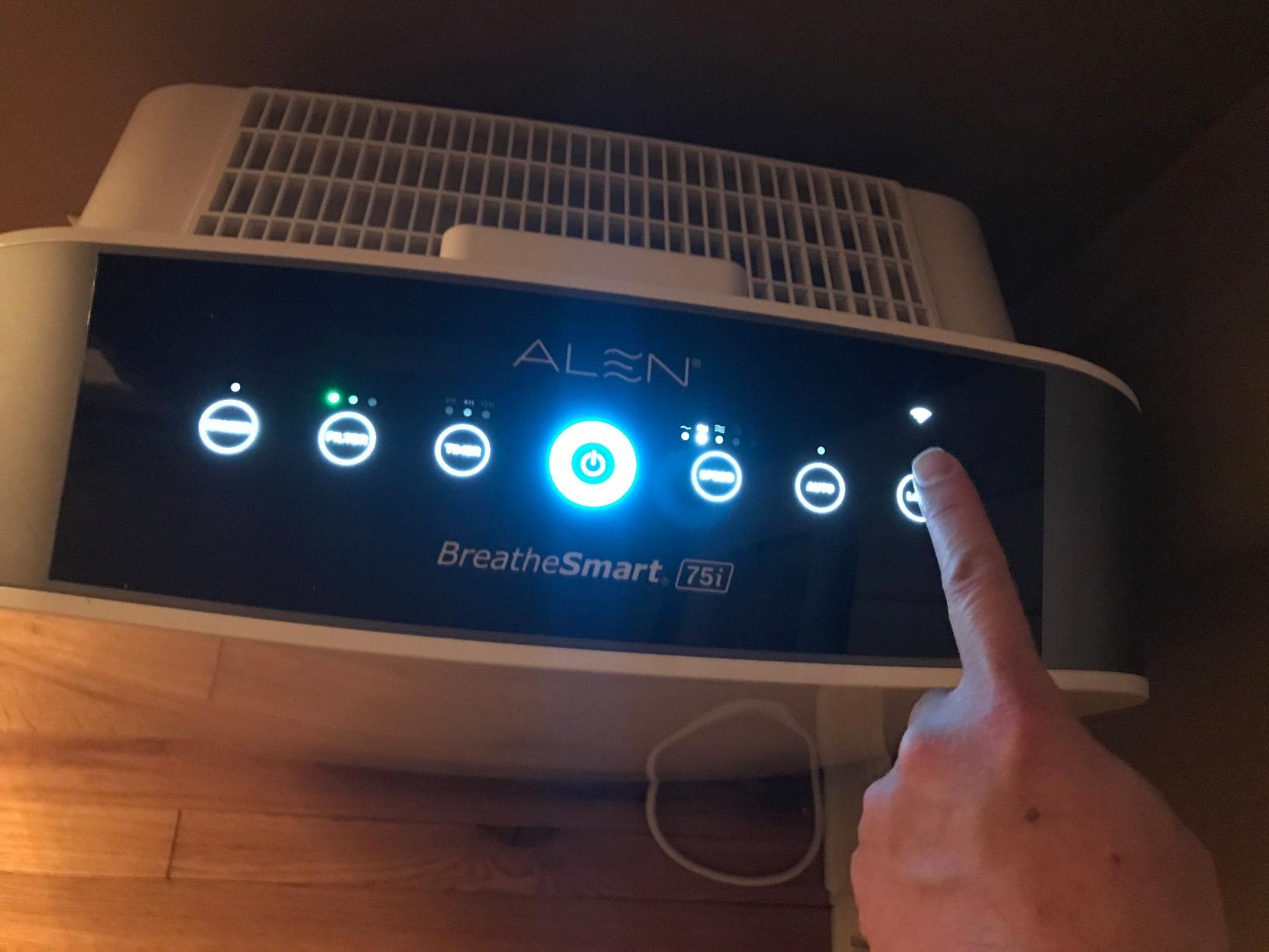 【Appliances】Alen BreatheSmart 75i Large Room Air Purifier, Medical Grade Filtration H13 True HEPA