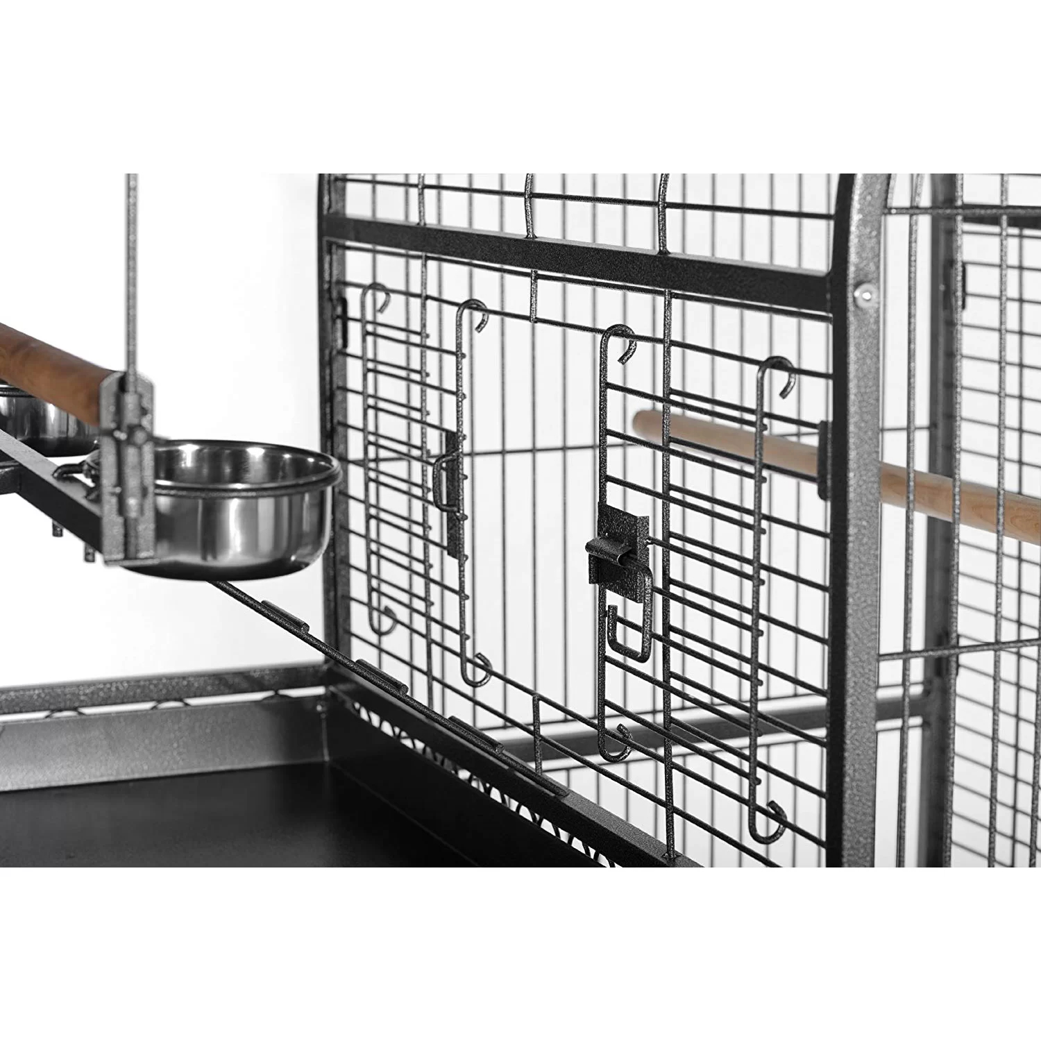 【Pet】Nickelson 66'' Steel Play Top Floor Bird Cage with Wheels