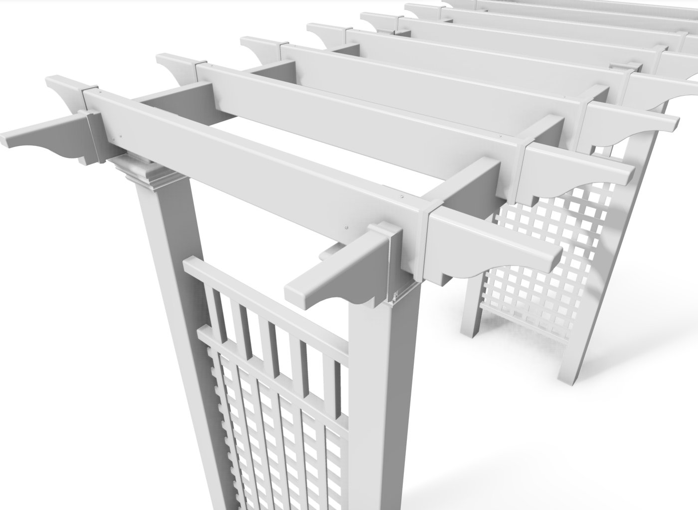 【Home&Garden】Fairfield Grande 111 x 86 Vinyl Arbor