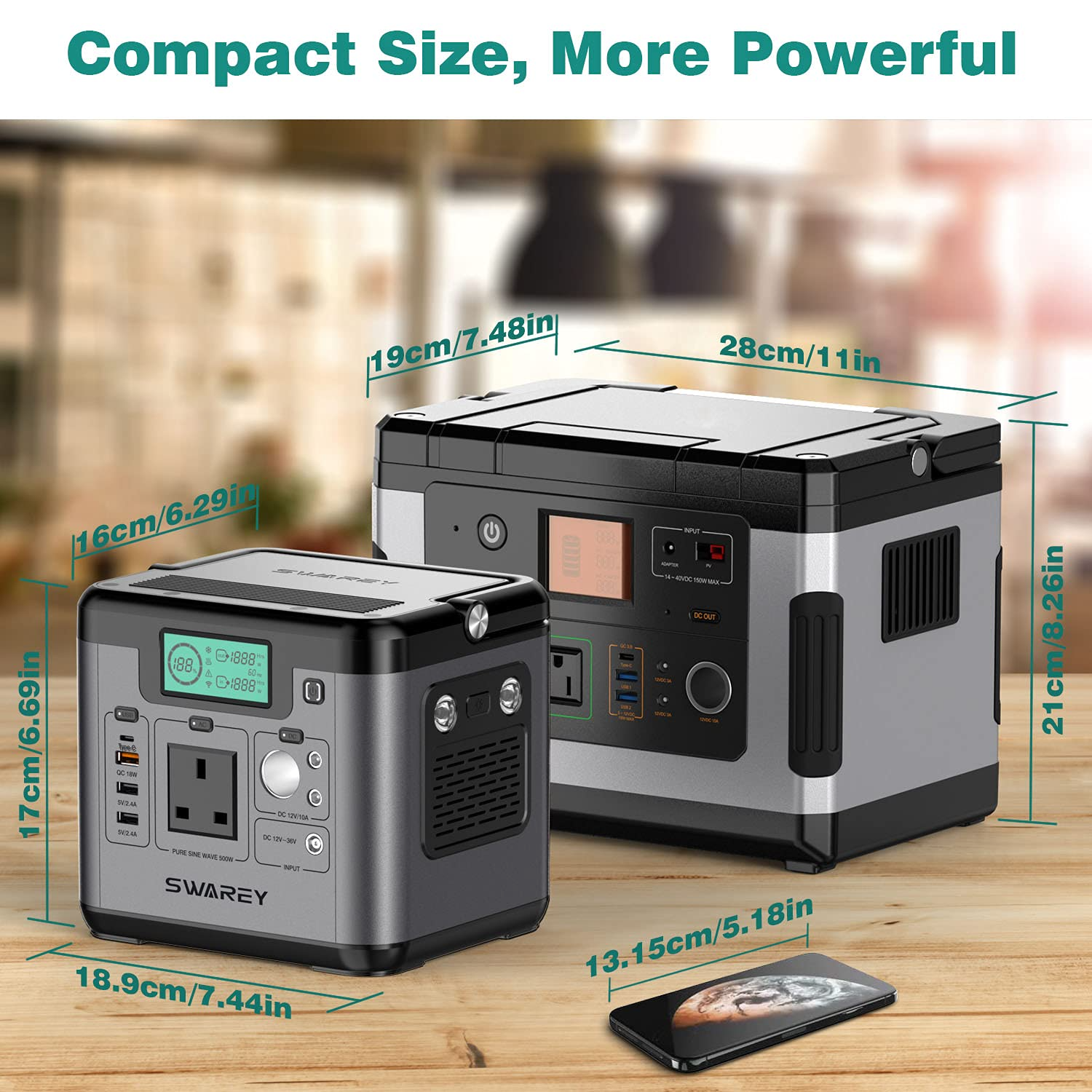 【Appliances】Portable Power Station S500 518Wh 230V/500W Portable Power Generator
