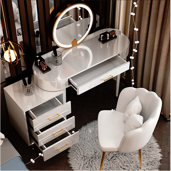 Bedroom small family makeup table rabbit advanced