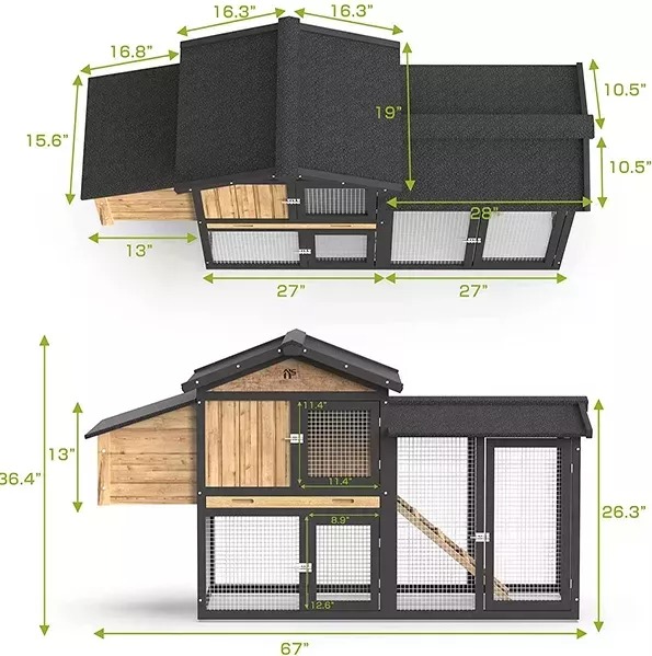 【Home&Garden】OUTDOOR CHICKEN COOP