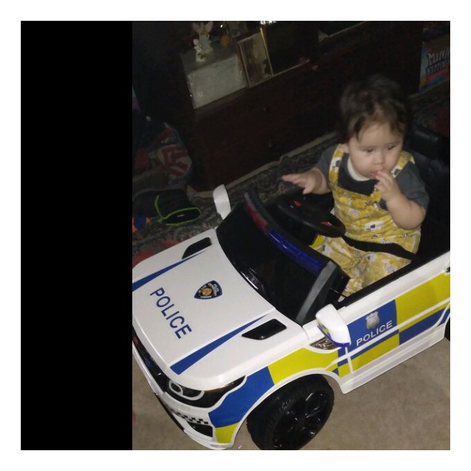 【Baby&Kids】12V Kids Ride on Police Car with Remote Control