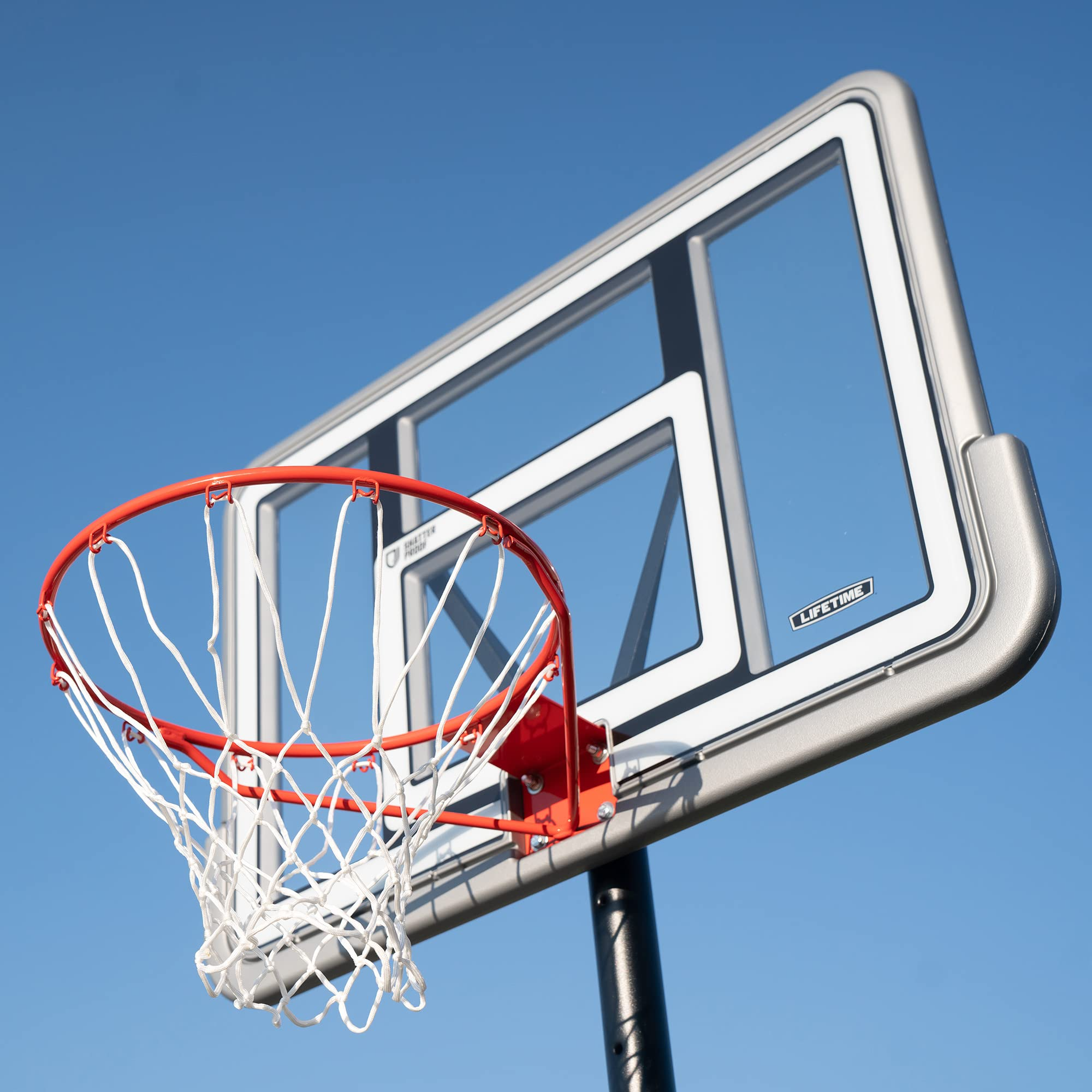 【Sports&Outdoors】Lifetime Pro Court Height Adjustable Portable Basketball System