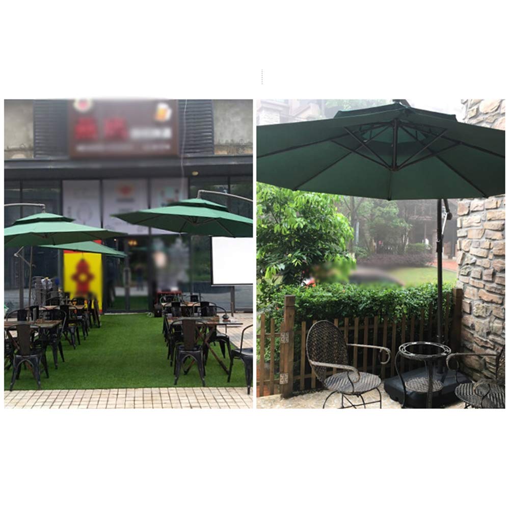 【Home&Garden】Patio Umbrella, 9Ft Cantilever Outdoor Terrace Hanging Umbrella, Stylish Double Top