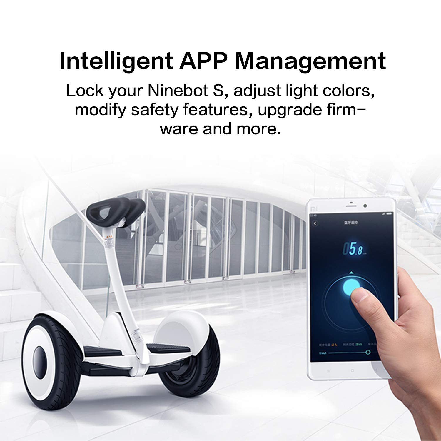 【Sports&Outdoors】Segway Ninebot S Smart Self-Balancing Electric Scooter