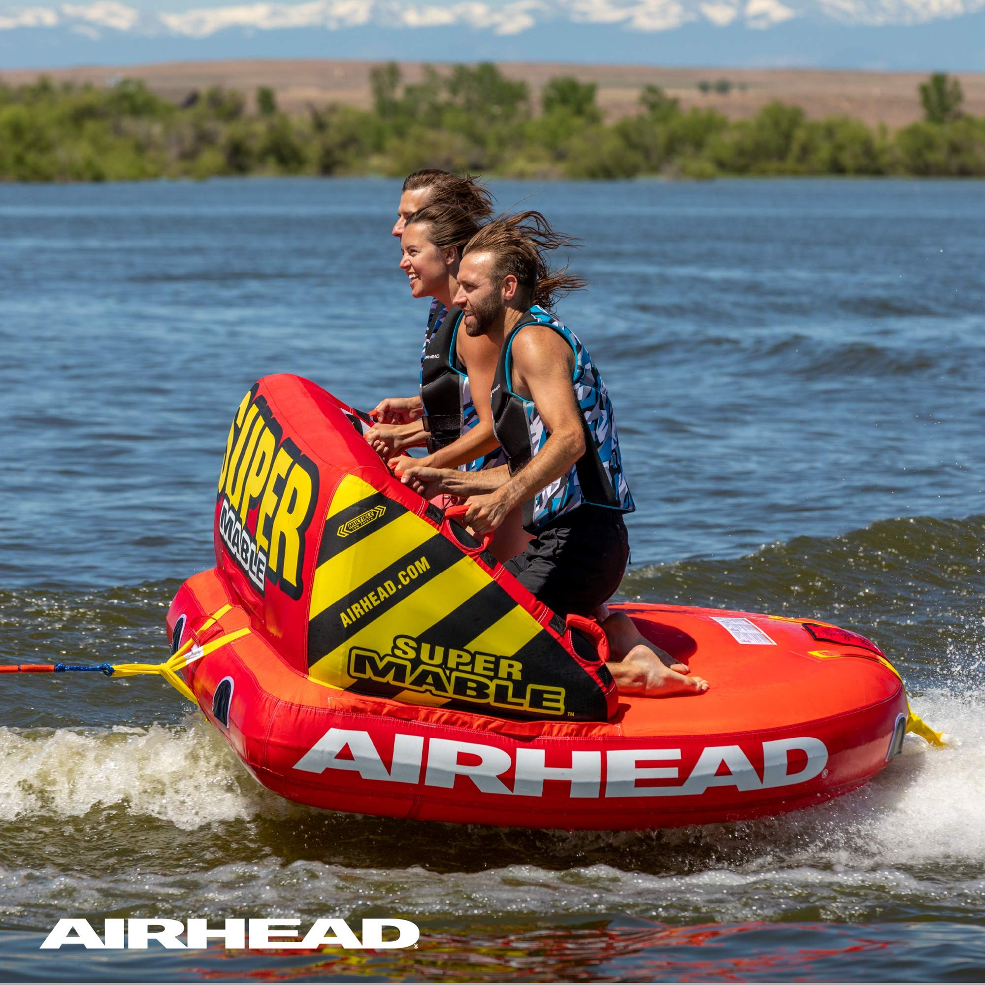 【Sports&Outdoors】Super Mable, 1-3 Rider Towable Tube for Boating