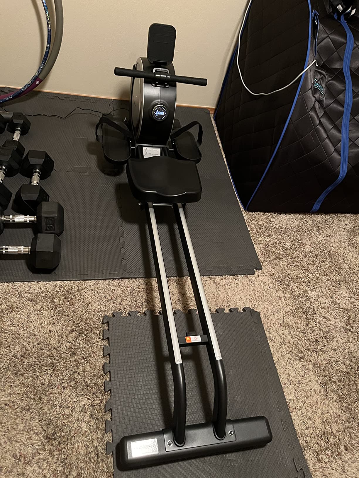 【Sports&Outdoors】Rowing Machine, MERACH Bluetooth Magnetic Rower Machine with Dual Slide Rail