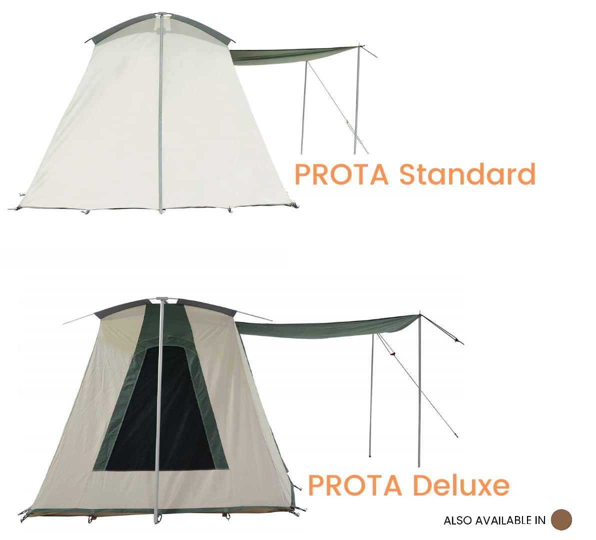 【Sports&Outdoors】Canvas Cabin Tent - Waterproof, 4 Season Outdoor Camping Tent, Premium 100% Cotton Canvas